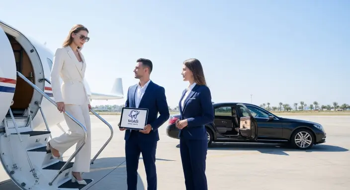 Luxury Private Jet Vip Transfer Welcome